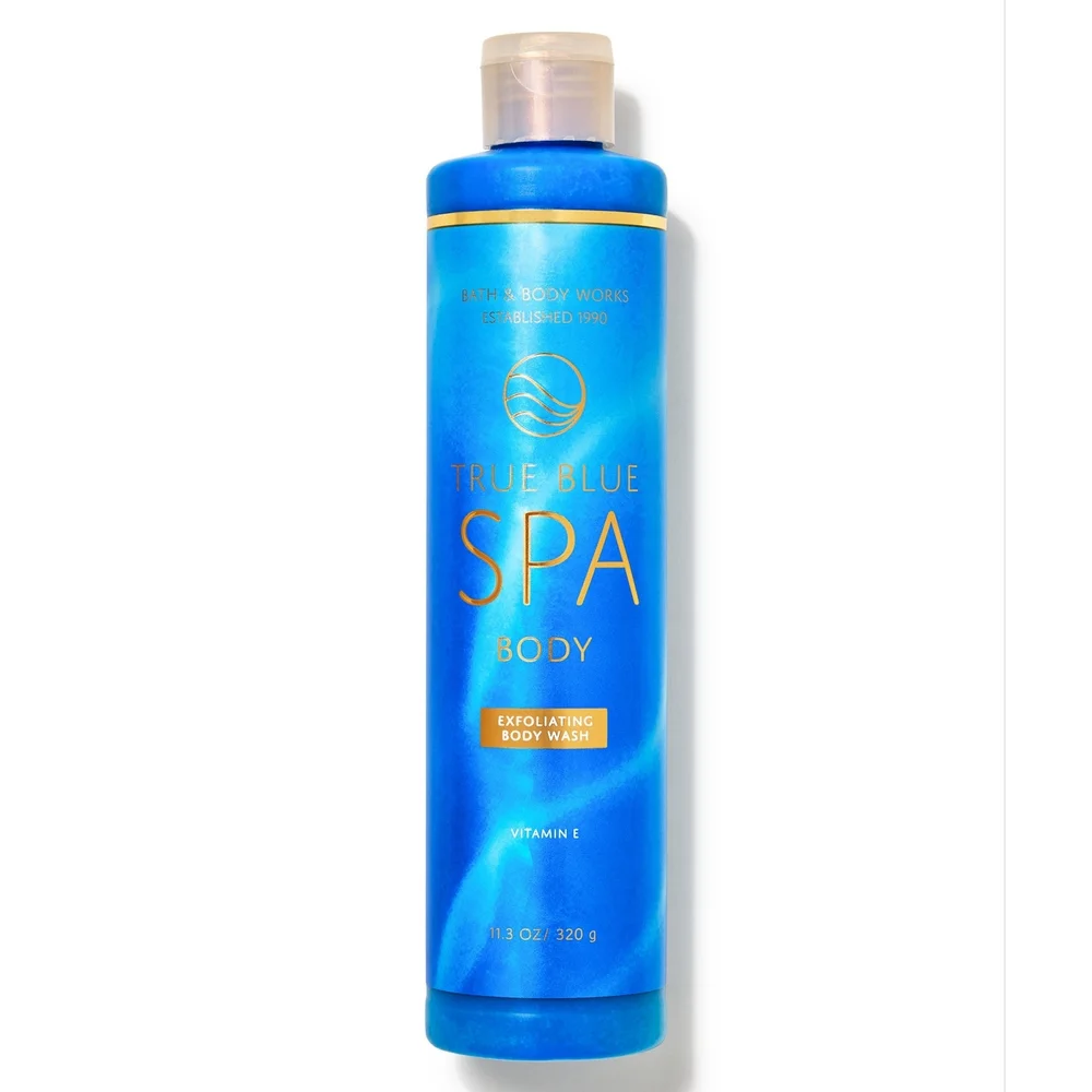 Bath Body Works True Blue Spa Exfoliating Body Wash 11.3oz New RARE